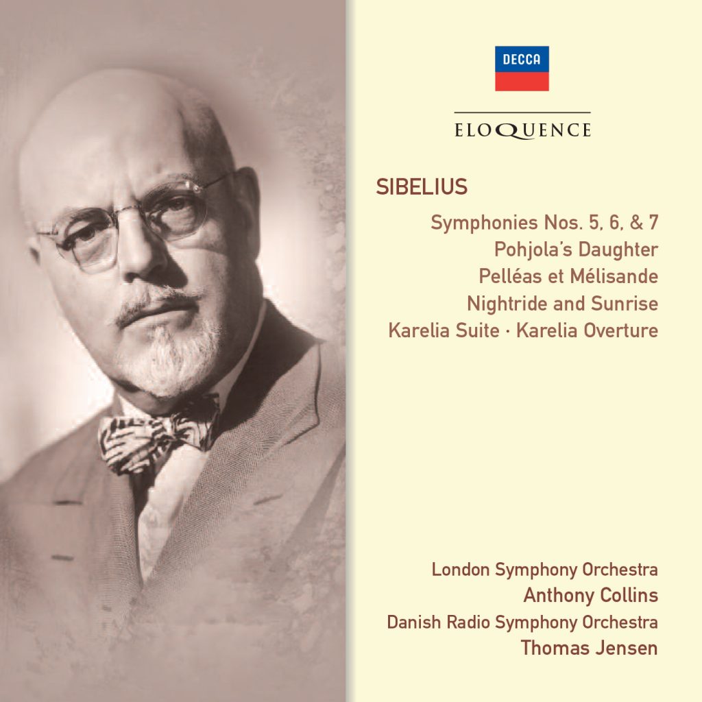 SIBELIUS: Symphonies Nos. 5, 6 & 7; Karelia Suite & Overture - Collins, Jensen, London Symphony, Danish Radio Symphony Orchestra (2 CDs)