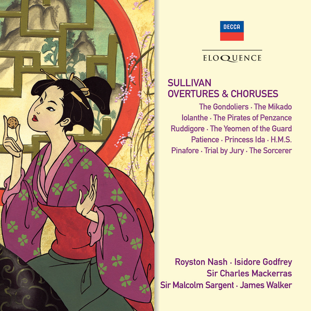 GILBERT & SULLIVAN: Overtures and Choruses - Godfrey, Nash, Mackerras, Walker, Sargent (2 CDs)