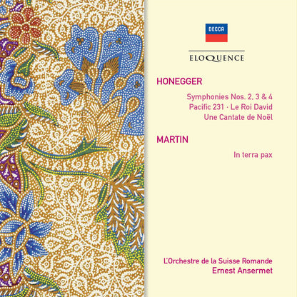 HONEGGER: Symphonies Nos. 2 - 4, Pacific 231, Le Roi David, Cantate de Noel; MARTIN: In Terra Pax - Ansermet, L’Orchestre de la Suisse Romande (3 CDs)
