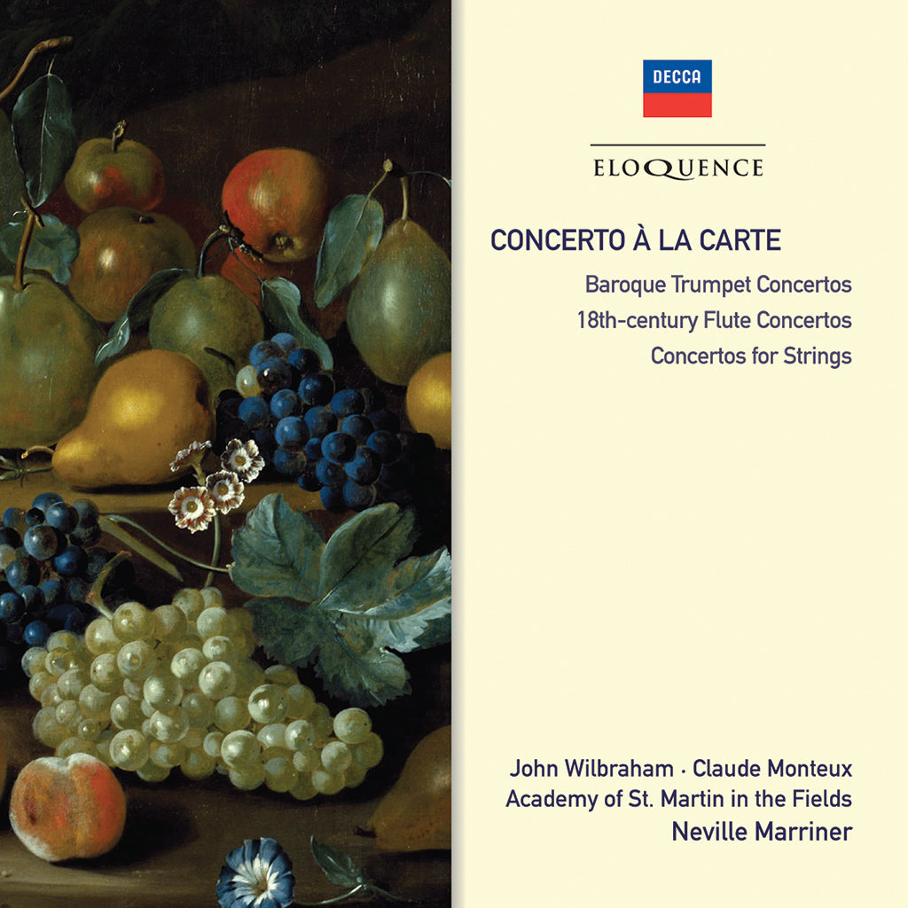 Concerto A La Carte: Baroque Trumpet, Flute and String Concertos - Academy of St. Martin in the Fields, Marriner (2 CDs)