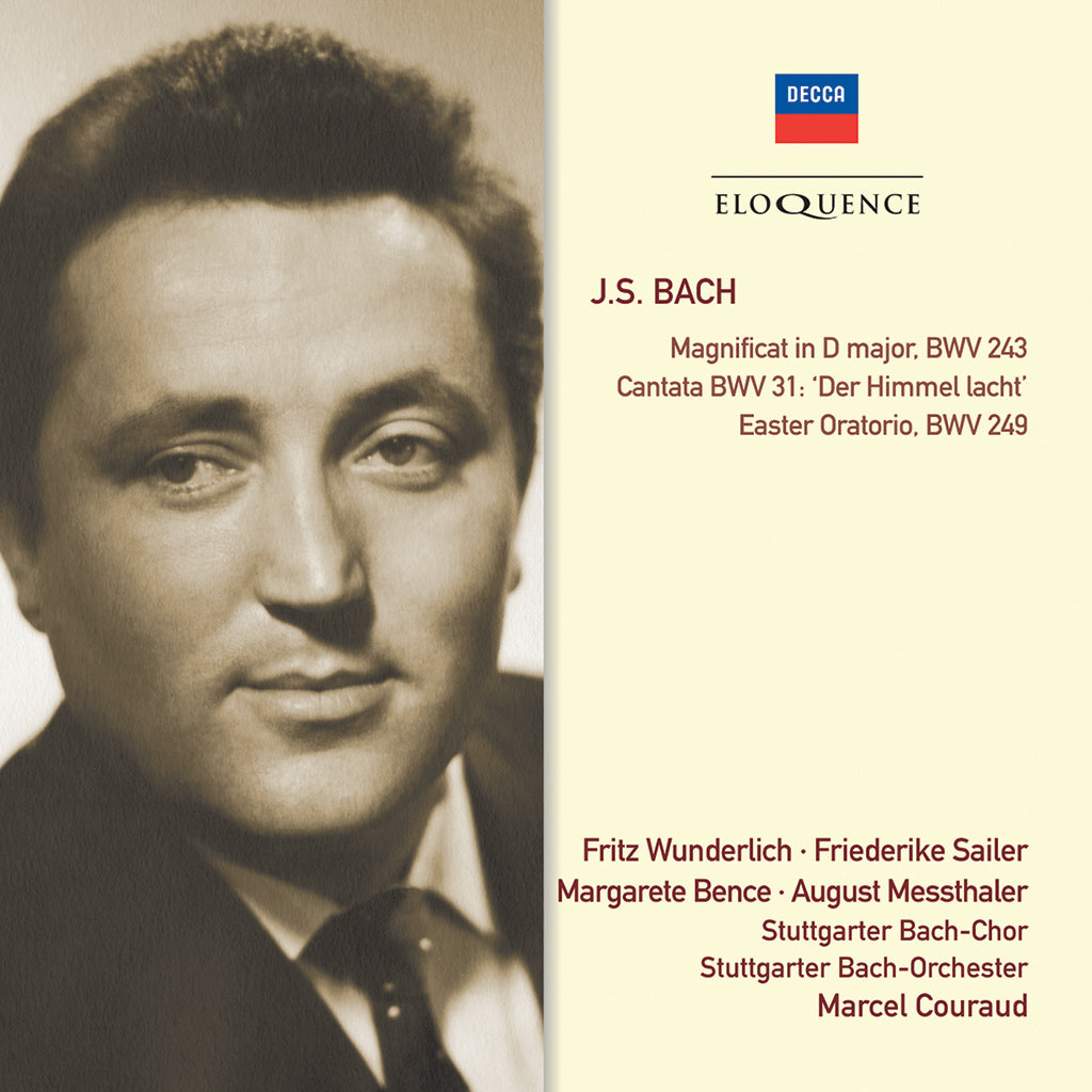 BACH: Magnificat, Cantata BWV 31, Easter Oratorio - Wunderlich, Stuttgarter Bach-Chor & Orchester (2 CDs)