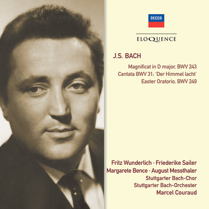 BACH: Magnificat, Cantata BWV 31, Easter Oratorio - Wunderlich, Stuttgarter Bach-Chor & Orchester (2 CDs)