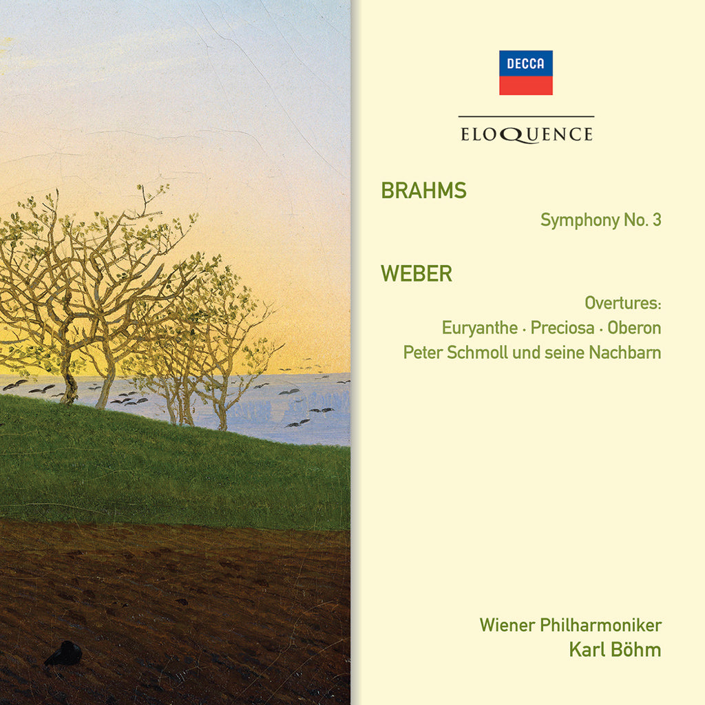 BRAHMS: Symphony No. 3; WEBER: Overtures - Karl Bohm, Wiener Philharmoniker