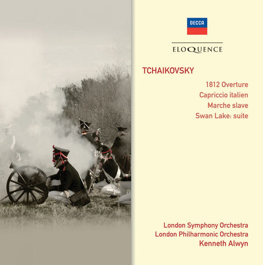 TCHAIKOVSKY: 1812 Overture, Capriccio Italien, Marche slav, Swan Lake Suite - Kenneth Alwyn, London Symphony, London Philharmonic