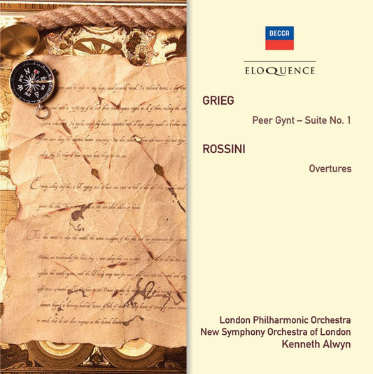 GRIEG: Peer Gynt, Suite No.1; ROSSINI: Overtures - Alwyn, London Philharmonic, New Symphony Orchestra of London