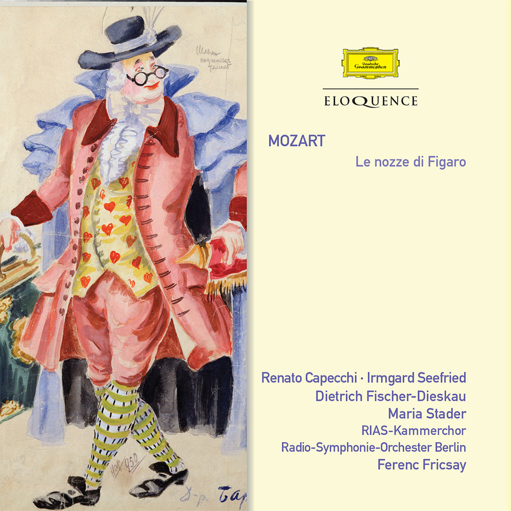 MOZART: Le nozze di Figaro - Fischer-Dieskau, Stader, Seefried, Radio-Symphonieorchester Berlin, Fricsay (3 CDs)