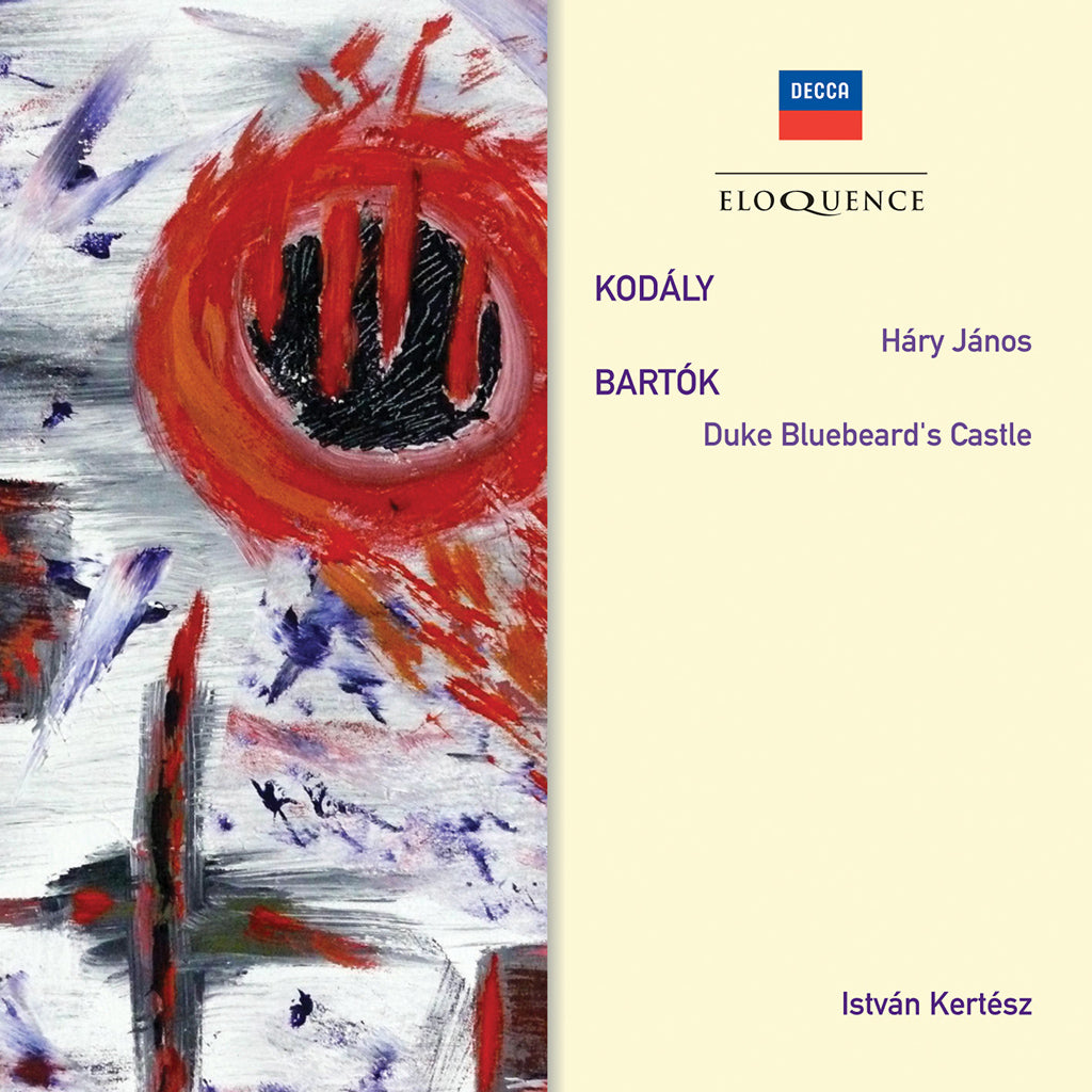 KODALY: Hary Janos; BARTOK: Duke Bluebeard's Castle - Ustinov, Berry, Ludwig, Edinburgh Festival Chorus, London Symphony, Kertesz (2 CDs)