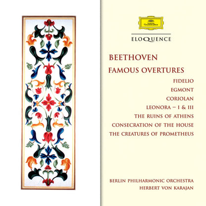 BEETHOVEN: Famous Overtures - Karajan, Berlin Philharmonic