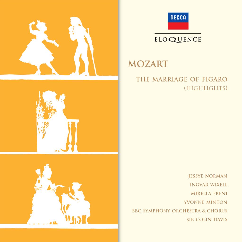 MOZART: Marriage of Figaro (Highlights) - Freni, Ganzarolli, Norman, Watson, BBC Symphony, Sir Colin Davis