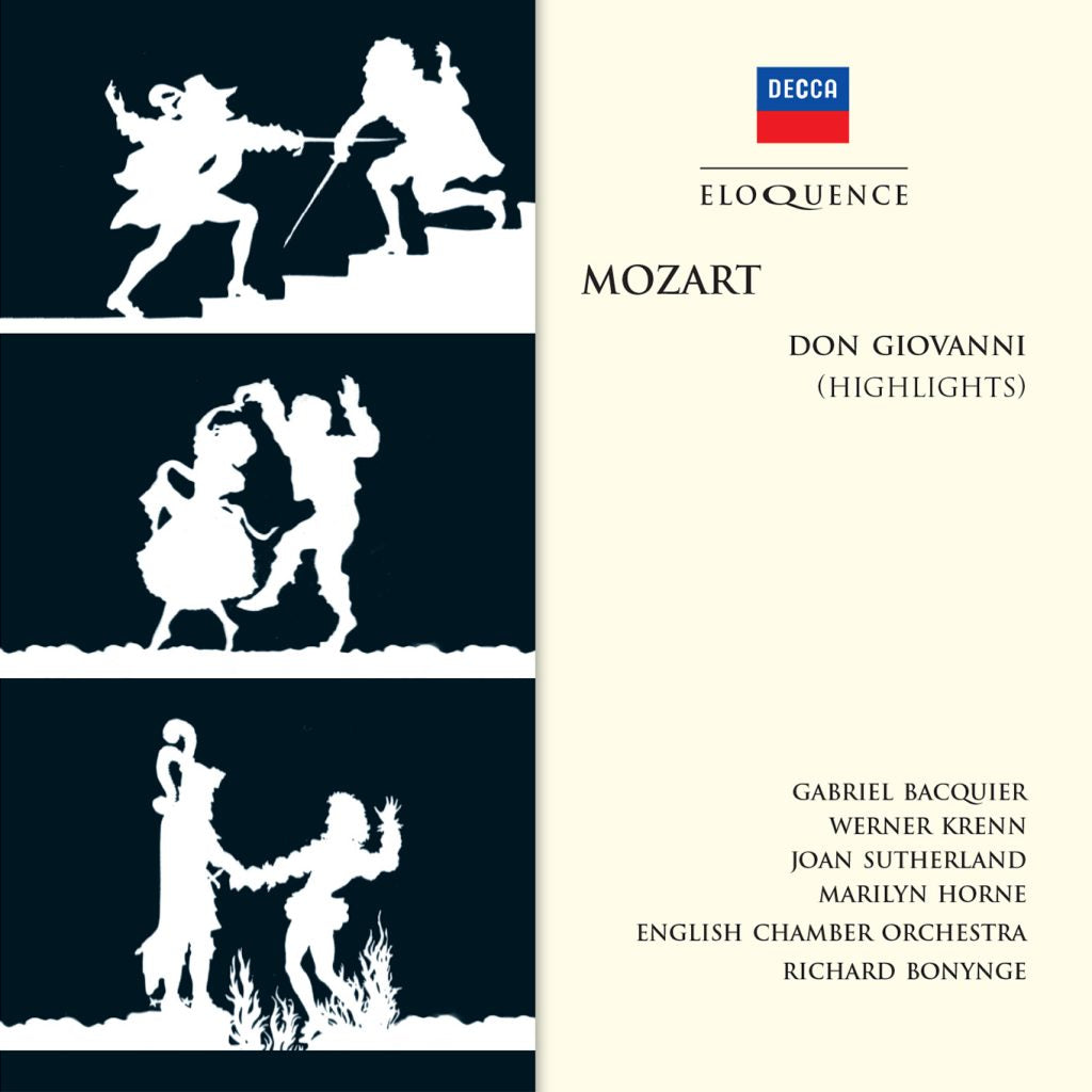 MOZART: Don Giovanni (Highlights) - Sutherland, Bacquier, Horne, English Chamber Orchestra, Bonynge