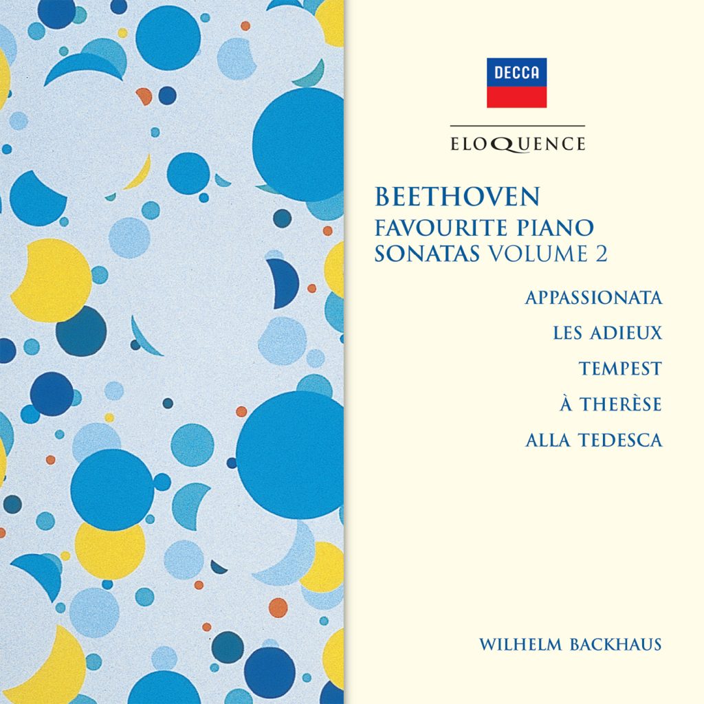 BEETHOVEN: Favourite Piano Sonatas, Volume 2 - Wilhelm Backhaus
