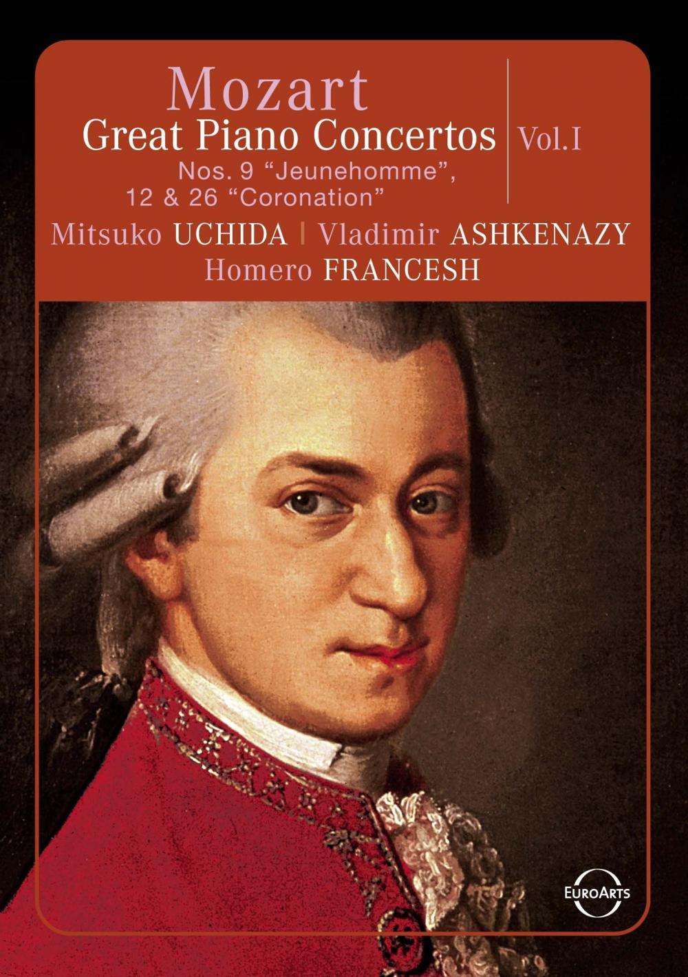 MOZART: THE GREAT PIANO CONCERTOS - 14 Concertos Performed by Uchida, Ashkenazy, Previn, Lupu, Kocsis and More (4 DVDs)