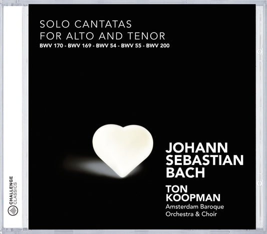 BACH: SOLO CANTATAS FOR ALTO AND TENOR - TON KOOPMAN & THE AMSTERDAM BAROQUE ORCHESTRA