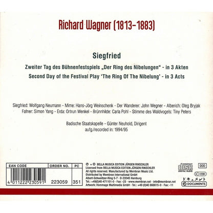 WAGNER: SIEGRIED (4 CDS)