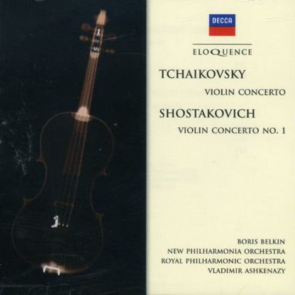 TCHAIKOVSKY: VIOLIN CONCERTO; SHOSTAKOVICH: VIOLIN CONCERTO NO. 1 - BELKIN