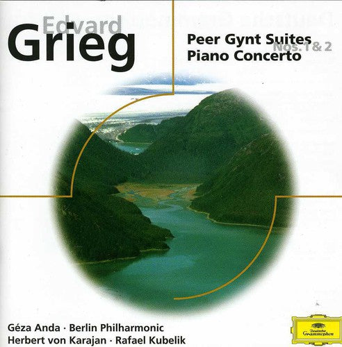 GRIEG: PEER GYNT SUITES; PIANO CONCERTO - GEZA ANDA, KARAJAN, KUBELIK, BERLIN PHILHARMONIC