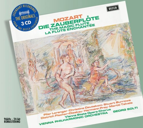 MOZART: THE MAGIC FLUTE - Solti, Vienna Philharmonic (3 CDs)