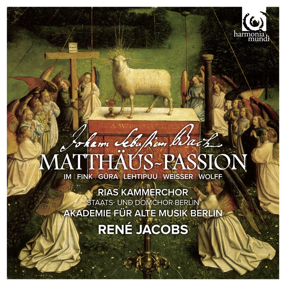 BACH: ST MATTHEW PASSION - RIAS Kammerchor, Akademie für Alte Musik Berlin, Staats- und Domchor Berlin, René Jacobs (2 CDS)