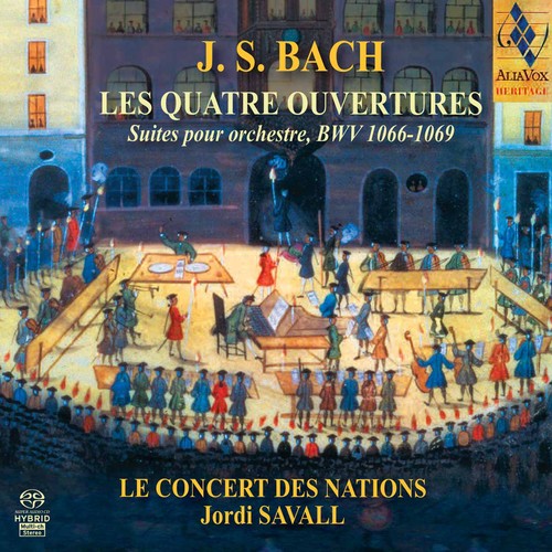 BACH: ORCHESTRAL SUITES 1-4, BWV 1066-1099 - LES CONCERT DES NATIONS, SAVALL (2 HYBRID SACDS)