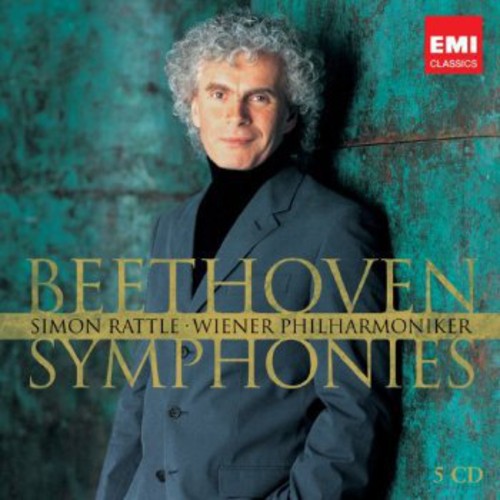 BEETHOVEN: 9 Symphonies - RATTLE, VIENNA PHILHARMONIC (5 CDS)