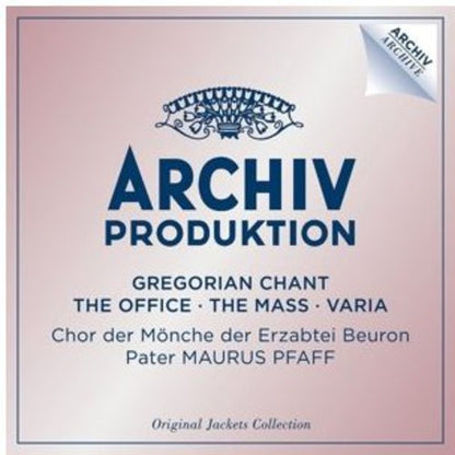 BENEDICTINE MONKS OF BEURON ARCHABBEY: GREGORIAN CHANT; THE OFFICE; THE MASS; VARIA (4 CDS)