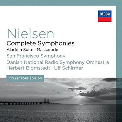 NIELSEN: COMPLETE SYMPHONIES, ALADDIN SUITE, MASKARADE - HERBERT BLOMSTEDT, ULF SCHIRMER, SAN FRANCISCO SYMPHONY, DANISH NATIONAL RADIO SYMPHONY (6 CDS)