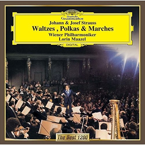 WALTZ. POLKAS & MARCHES (RUBIDUM CLOCK MASTERING, JAPANESE PRESSING): MAAZEL, VIENNA PHILHARMONIC