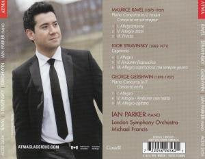 RAVEL: Piano Concerto in G; STRAVINSKY: Capriccio; GERSHWIN: Piano Concerto in F - Ian Parker; London Symphony Orchestra