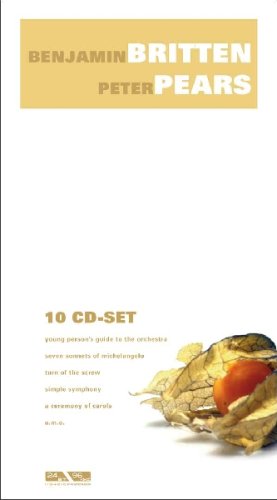 BENJAMIN BRITTEN & PETER PEARS: IF MUSIC BE THE FOOD OF LOVE (10 CD SET, DELUXE PACKAGING)