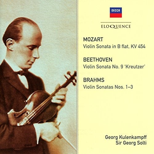 BEETHOVEN / MOZART / BRAHMS: VIOLIN SONATAS - KULENKAMPFF; SOLTI (2 CDS)