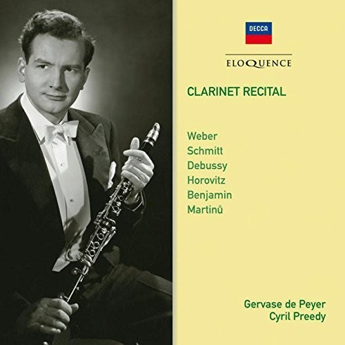GERVASE DE PEYER: CLARINET RECITAL