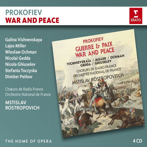 Prokofiev: War and Peace - Rostropovich, Vishnevskaya (4 CD)