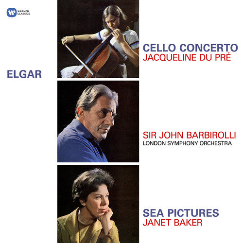 ELGAR: Cello Concerto, Sea Pictures - Jacqueline du Pre, Janet Baker, John Barbirolli (LP)