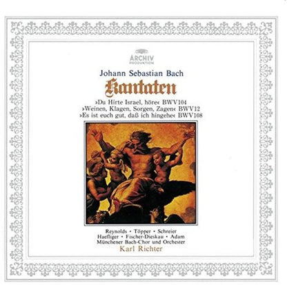 BACH: CANTATAS BWV 104, 12, 108: RICHTER,KARL (JAPANESE CD)