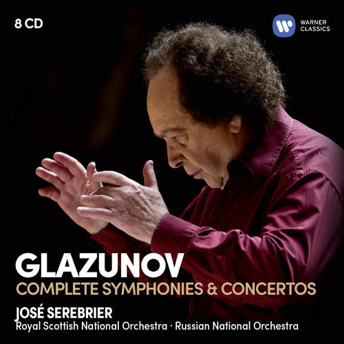 GLAZUNOV: COMPLETE SYMPHONIES & CONCERTOS - SEREBRIER (8 CDS)