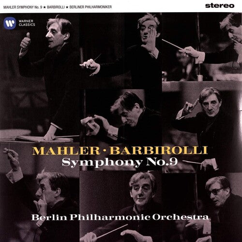 MAHLER: SYMPHONY NO. 9: BERLIN PHILHARMONIC, JOHN BARBIROLLI (2 LP)