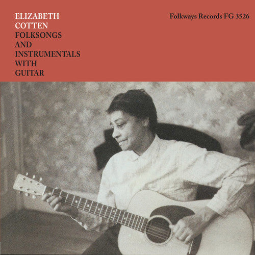FOLKSONGS AND INSTRUMENTALS WITH GUITAR - ELIZABETH COTTEN (LP)