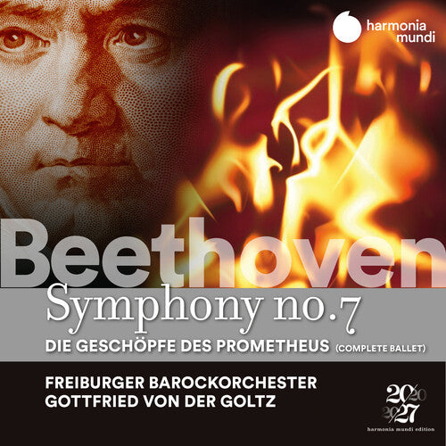BEETHOVEN: SYMPHONY NO. 7, THE CREATURES OF PROMETHEUS, COMPLETE - FREIBERGER BAROCKORCHESTER (2 CDS)