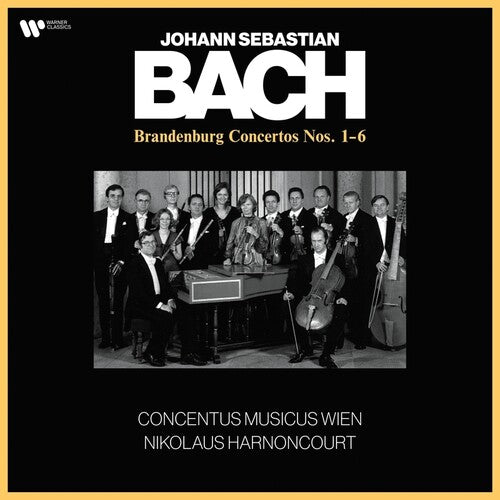 BACH: THE BRANDENBURG CONCERTOS - NIKOLAUS HARNONCOURT, CONCENTUS MUSICUS WIEN (2 LPS)