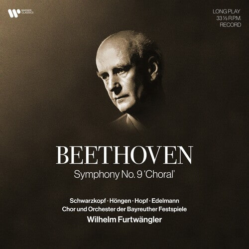 BEETHOVEN: Symphony No. 9 - Furtwangler, Bayreuth Festival Orchestra (LP)