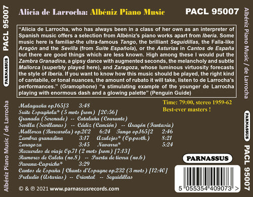 Alicia de Larrocha plays Albeniz Favourites
