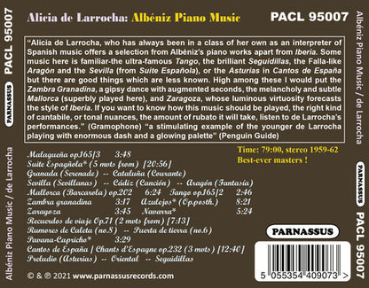 Alicia de Larrocha plays Albeniz Favourites