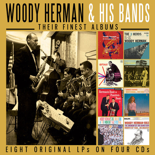 WOODY HERMAN & HIS BANDS - THEIR FINEST ALBUMS (4 CDS)