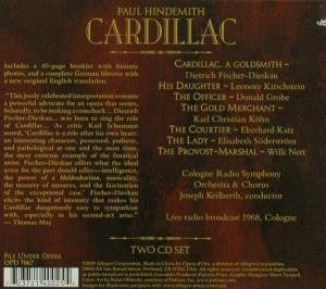 HINDEMITH: CARDILLAC - COLOGNE RADIO SYMPHONY ORCHESTRA (2 CDS)
