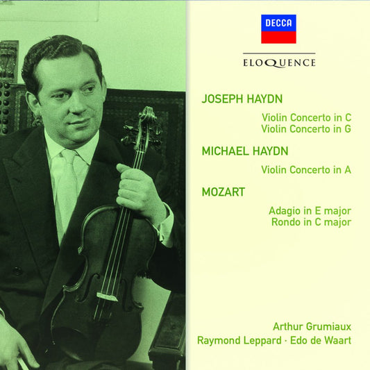 HAYDN, Joseph and Michael: Violin Concertos; MOZART: Adagio - Grumiaux, Leppard, de Waart