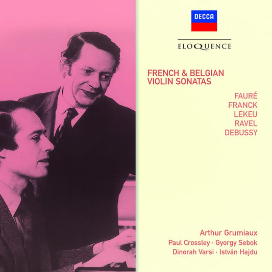 French & Belgian Violin Sonatas (Faure, Franck, Lekeu, Ravel, Debussy) - Arthur Grumiaux (2 CDs)