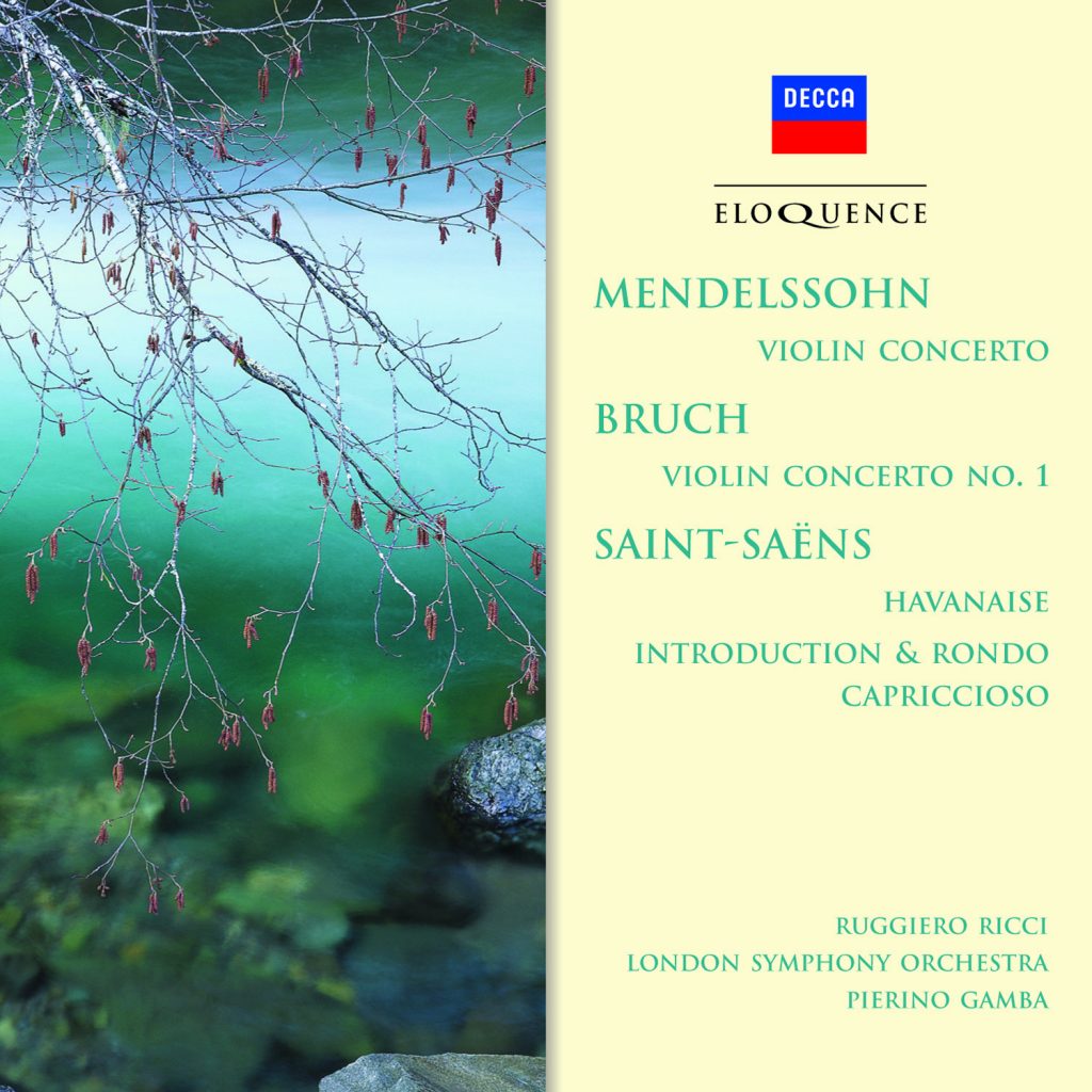 MENDELSSOHN / BRUCH / SAINT-SAENS: Violin Concertos - Ricci, London Symphony Orch