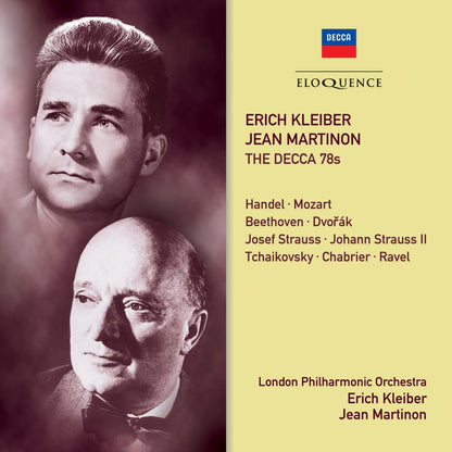 ERICH KLEIBER, JEAN MARTINON: THE DECCA 78S (2 CDS)