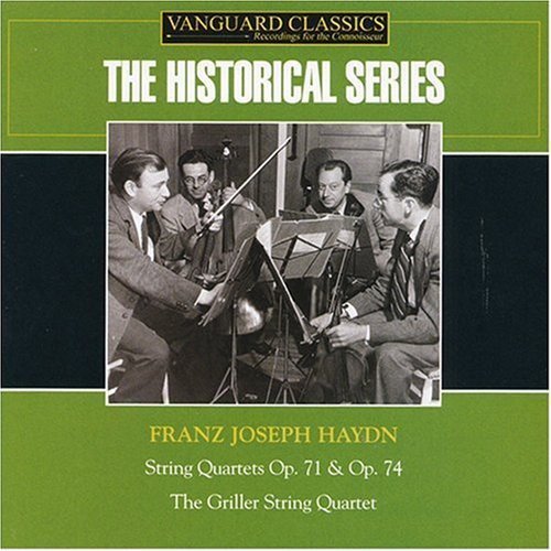 HAYDN: STRING QUARTETS, OP 71 & OP 74 - GRILLER STRING QUARTET (2 CDS)