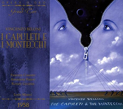 BELLINI: I CAPULETI E I MONTECCHI - COSSOTO, PASTORI; GAVARINI, MAAZEL (2 CDs, ROME 1958)